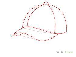 How To Draw A Baseball Cap Cap Drawing Baseball Cap Cap Sketch
