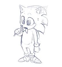 Also check out our other cartoon coloring pages with a variety of drawings to print and paint. Natalie Haines Lightningstar1389 On Twitter Baby Sonic What Will He Oh No Sonicmovie Catchsonic
