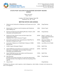 STATE POST ADJUDICATION REVIEW ADVISORY BOARD