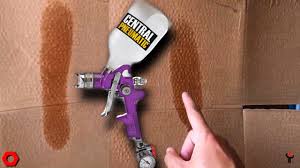 Not walmart, not harbor freight, not some guy in a white van. Spray Test New Vs Old 10 Cheap Harbor Freight Hvlp Spray Gun Youtube