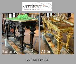Burnish the gold leaf and remove all traces of 'loose' leaf with the bristles of a very soft toothbrush: Gold Leaf Gilding Silver Leaf Gilding Vitti Art Decor Gilding Artisan