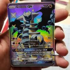 Once during your turn, when you put giratina from your hand onto your bench, you may use this power. Shiny Giratina Gx Full Art Rainbow Holo Custom Orica Pokemon Card In 2021 Pokemon Cards Rare Pokemon Cards Pokemon