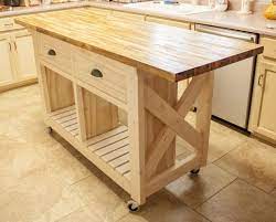 Choices To Consider When You Select Mobile Kitchen Island Kitchen Island Plans Kitchen Island With Butcher Block Top Butcher Block Island Kitchen