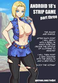 Android 18 strip game