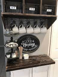 10 Diy Coffee Bar Cabinet Ideas For The Perfect Cup Of Joe Coffee Bar Home Coffee Bars In Kitchen Diy Coffee Bar
