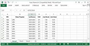 Apr 21, 2020 · jenis laporan absensi karyawan. Cara Impor Data Absensi Dari Excel Kedalam Krishand Absensi