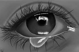 Maybe you would like to learn more about one of these? Artstation Eye With Tear Black And White Kelvia Doran