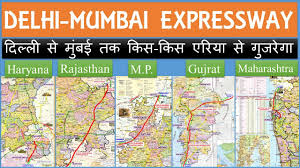 Bjp govts at the centre, up & bihar plan ring roads and expressways to create a new economic the industrial corridor project will span 1,483 km from delhi to mumbai, passing through western. Delhi Mumbai Expressway Route Alignment Map Delhi Mumbai Expressway New Update Papa Construction Youtube