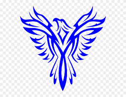 Glorious phoenix bird, you shall be my bird and live forever! Blue Phoenix Png Blue Phoenix Bird Logo Clipart 3965275 Pinclipart