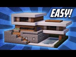 A modern wooden house in minecraft is a very cool building idea, it takes the whole modern quartz white house but translates it. Minecraft How To Build A Large Modern House Tutorial 19 Youtube Minecraft Modern Minecraft House Tutorials Modern Minecraft Houses