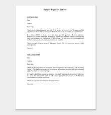 Professional thank you letter after interview. Rejection Thank You Letter Format Sample Letters