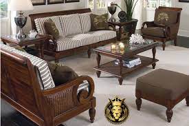 Only 1 available and it's in 2 people's carts. Teak Wood Vintage Style Sofa Set Royalzig