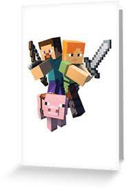Minecraft Alex Pig Steve Minecraft Images Minecraft Pictures Minecraft Posters