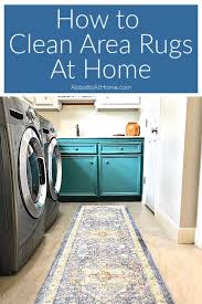 If your rug is larger, ask a friend to help you. How To Clean Area Rugs At Home Abbotts At Home