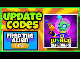 Maybe you would like to learn more about one of these? Fred The Alien Update All Working Codes World Defenders Tower Defence Roblox World Defenders Youtube