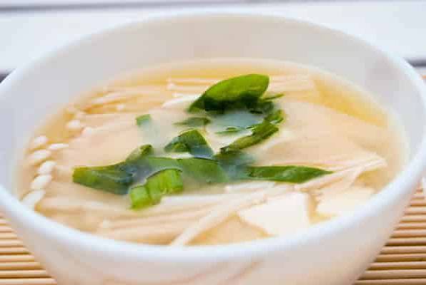 Enoki Miso Soup