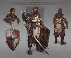 Artstation Com On Twitter Good Knight Artstationhq Artwork By Anna Kharitonova Https T Co U Fantasy Character Design Concept Art Characters Character Art