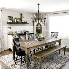 And, good looks aside, a rug can even help create a true dining area in open floor plans. 8 Farmhouse Dining Room Rug Farmhousedecor Co Farmhousedecor Co