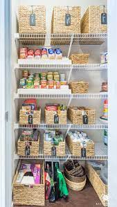 Nine Ideas To Organize A Small Pantry With Wire Shelving Kelley Nan Pantry Organization Ideas Shelves Small Pantry Organization Pantry Organization Hacks