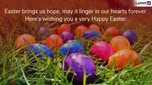 Happy easter wishes, happy easter messages. Easter Sunday 2019 Greetings Whatsapp Stickers Sms Gif Images And Messages To Send On Pascha Latestly