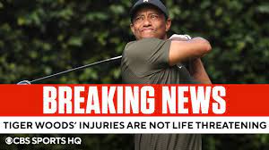 Woods' suv was traveling from 84 to 87 mph on a. Tiger Woods Crash Development Injuries Are Not Life Threatening Cbs Sports Hq Youtube