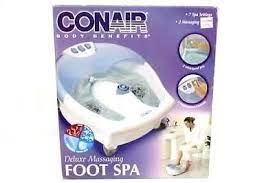 Conair Deluxe Massaging Foot Spa Body Benefits Fb11n 3 Push Button Control Nib Body Spa Foot Spa Body
