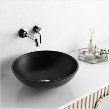 watqen bathroom tempered glass vessel