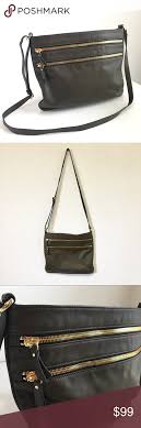 Margot Crossbody Purse Olive Green Leather Anthro Purses Crossbody Green Leather Leather