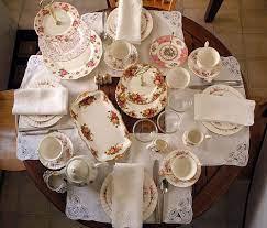 Table Setting Rehearsal For Afternoon Tea Table Settings Table Tea Table