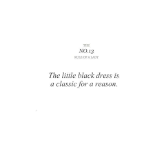 Lbd Little Black Dress Powerful Quotes Words Lady Rules