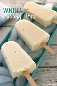 Eggless Vanilla Pudding Pops Recipe Pudding Pop Vanilla Pudding Homemade Pudding