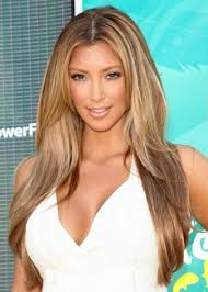In fact, nearly every woman has the irresistible wish in her. Top 100 Long Hairstyles 2014 For Women Herinterest Com Kim Kardashian Long Hair Dark Blonde Hair Color Kim Kardashian Hair