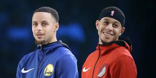 While the nba is where he belongs, steph is the one who got the nba teams. Steph Curry Jokes He Hopes Seth Curry S Shots Go In Vs Warriors In Playoffs