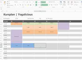 Raumbelegungsplan excel ⭐ jetzt angebote entdecken & rabatt sichern! How To Use A Free Excel Class Schedule Template For Your Training Plan Appointman Blog