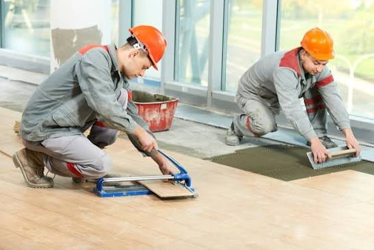 Interior floor work