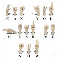 Sorry t he sign for sorry is made by forming an a' with your right hand. Can You Hear Me Now Spelled Out In American Sign Language And Is Expressed With Visible Hand Gestures For Communication Of The Deaf Stock Photo Picture And Royalty Free Image Image 10114596