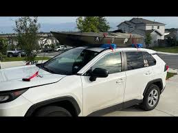 How to Tie Down Your Kayak Without a Roof Rack \\ 2021 Toyota Rav 4