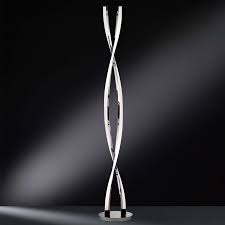 Lampadaire Idana Chrome 2 Ampoules Led Moins Cher Sur Internet