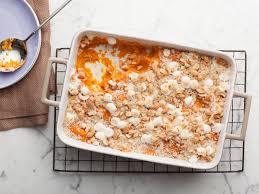 Old School Sweet Potato Souffle Recipe Sweet Potato Souffle Food Network Recipes Thanksgiving Recipes Side Dishes