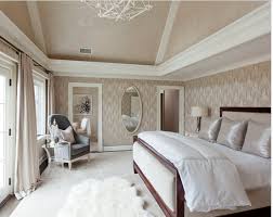 Example Of Tray Ceiling In Bedroom With Vaulted Ceiling Yes Or No On Tray Contemporary Bedroom Home Home Bedroom