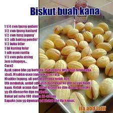 Biskut Buah Kana Cookie Recipes Cookies Recipes Easy Peanut Butter Biscuit Recipe
