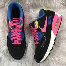 Nike Air Max 90 Ltr Black Pink Neon Nike Air Max Nike Air Max 90 Black Nike Air Max 90