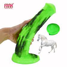 FAAK סיליקון ענק ארוך בעלי החיים דילדו סוס חמור פין צבעוני ירוק שחור  oversize צעצועי מין לנשים כחול לבן לאונן|דילדואים| - AliExpress