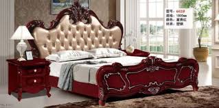 The bed features a headboard that's upholstered in polyester, and designed with. European Upholstered Fabric Leather Solid Wood King Tufted Bed Home Bedroom Furniture Set China Living Room Furniture Bedroom Furniture Set Made In China Com