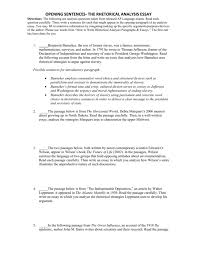 Now that we clarified what an analysis paper is, let's get to more serious matters like how to write an analytical essay. Opening Sentences The Rhetorical Analysis Essay