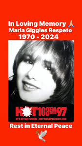 Passing of Maria Respeto, The Original GIGGLES, in the Freestyle Community