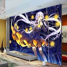 Aliexpress Com Buy Japanese Anime Wallpaper Custom 3d Photo Wallpaper Hatsune Miku Wall Murals Kids Girls Boys Bedro Anime Chibi Anime Artwork Anime Art Girl