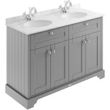Veebath high gloss white sobek mid edged bathroom vanity unit and basin (600mm) 400mm modern white compact wall hung vanity unit bathroom basin sink. Homebase Uk Traditional Bathroom Furniture Grey Vanity Unit Vanity Units