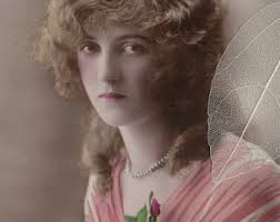 UNUSED 1920 AGNÈS SOURET 1902-1928 First Miss France, Model, Actress &  Dancer Antique Sepia Postcard