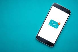 Smartphone With Email Sms Smartphone App Interface Sms